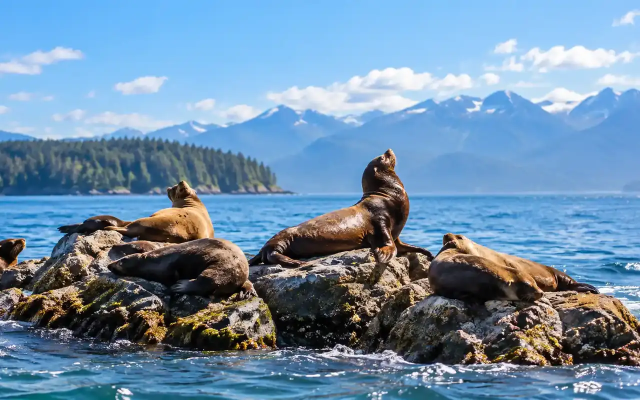 Vancouver Whale Watch Large Zodiac Tour with Guide view 4